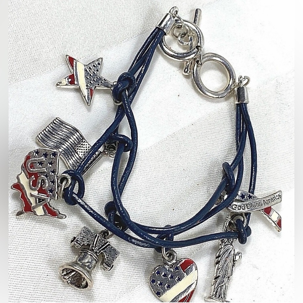 Patriotic Charm Bracelet Premier Designs Americana Patriotic Multi Strand Charm